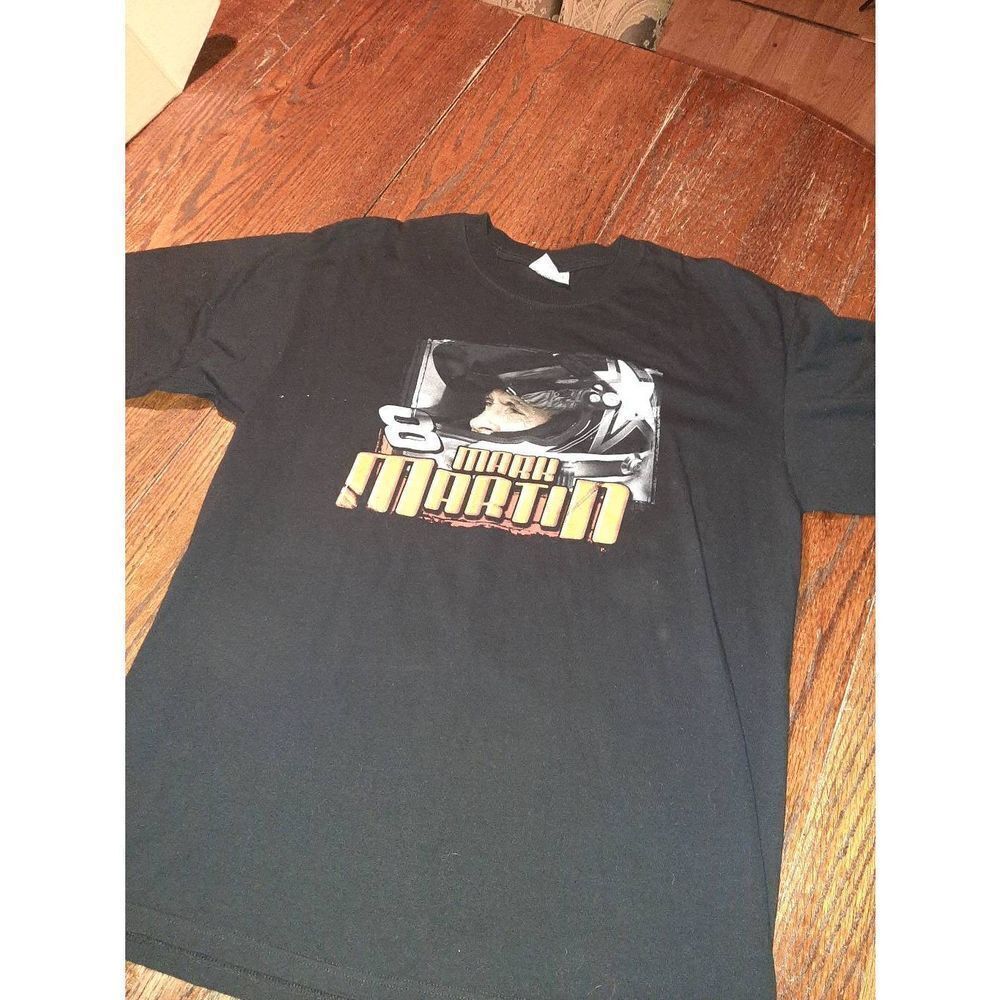 XL Chase Authentics Mark Martin Army Car Short Sleeve Crew Cotton Tee TShirt Top